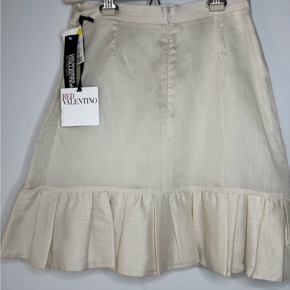 Red Valentino Linen Skirt – Size 40 (US 4/6) - Picture 9 of 16
